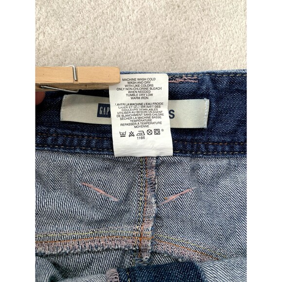 GAP Denim Skirt Women’s Size 4 Blue Flared 90s Retro Coquette Indie Sleaze - Picture 6 of 11